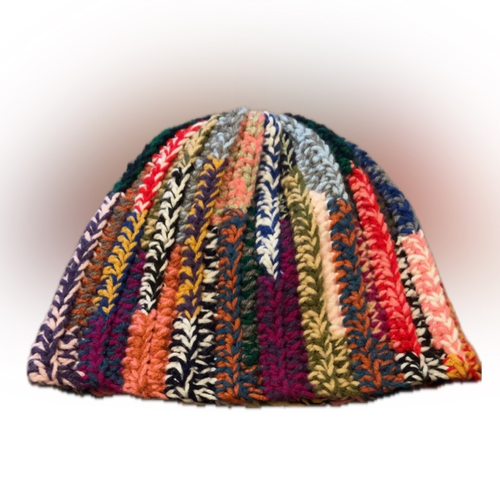 Multicolor Knit Beanie
